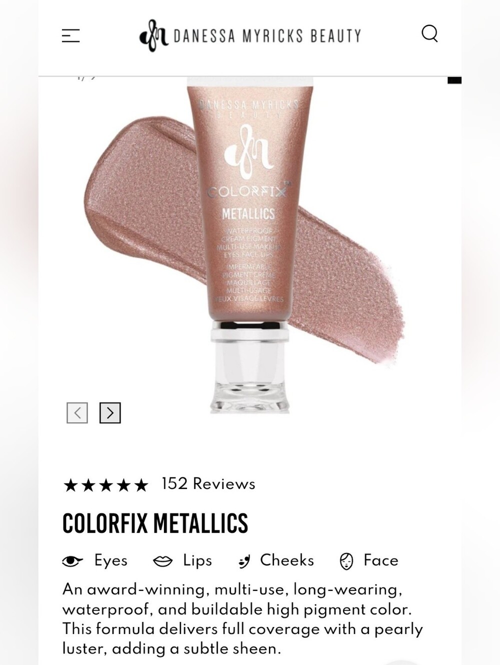 ColorFix Metallics - Multi-use Makeup in Ballerina